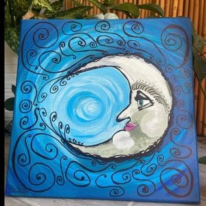 Abstract moon